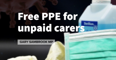 Free PPE for unpaid carers 