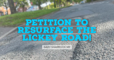 Petition: Resurface the Lickey Road!